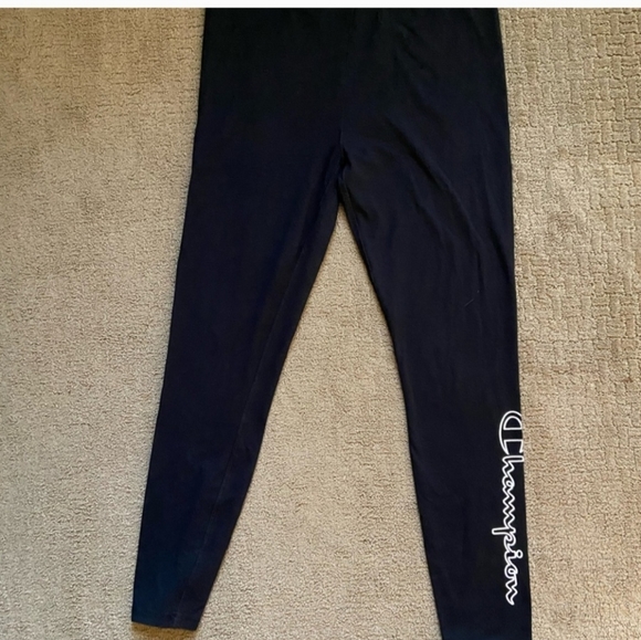 Women's Champion Logo Leggings - Picture 2 of 4